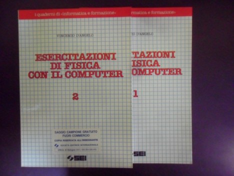 esercitazioni di fisica con il computer vol. 1 + vol. 2