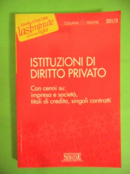 istituzioni di diritto privato