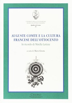 auguste comte e la cultura francese dellottocento