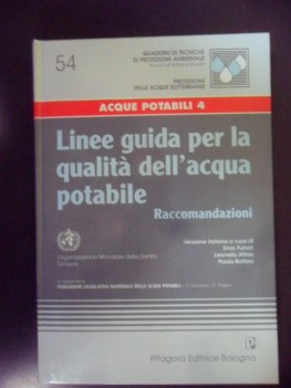 linee guida per la qualit dell\'acqua potabile 4. Raccomandazioni