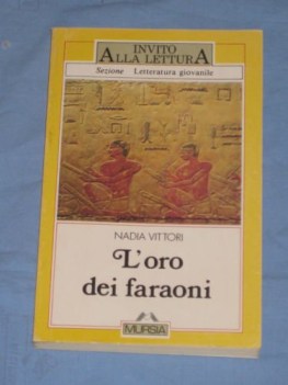 oro dei faraoni invito alla lettura