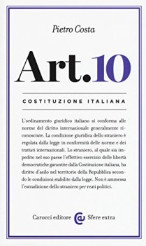 costituzione italiana articolo 10