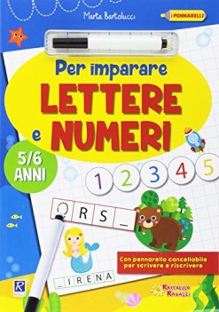 per imparare lettere e numeri 5/6 anni