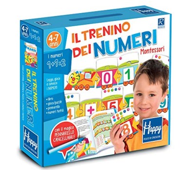 trenino dei numeri montessori 4/7 anni