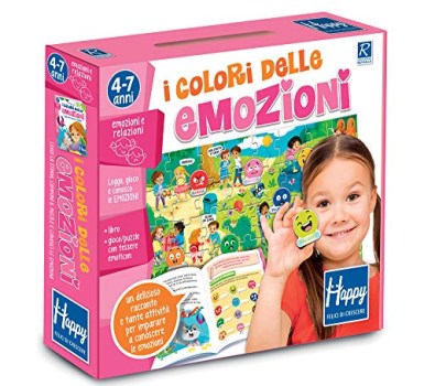 colori delle emozioni 4-7 anni happy