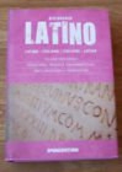 dizionario latino italiano italiano latino TASCABILE