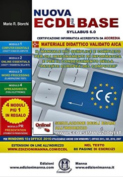 nuova ecdl pi base syllabus 6 per windows 10 e office 2016 utilizz