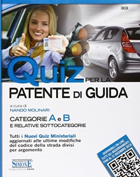 quiz per la patente di guida categorie a e b e relative sottocategori