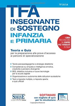 TFA insegnante di sostegno infanzia e primaria. Teoria e quiz 2019