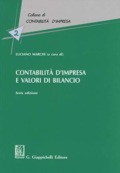 contabilit d\'impresa e valori di bilancio