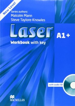 laser a1, wbook +key +cd inglese, grammatica