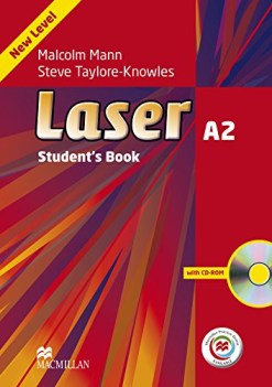 laser a2, st.book +cd inglese, grammatica