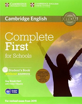 complete first for schools pack inglese, grammatica