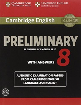 cambridge preliminary en.test 8 pack inglese, grammatica