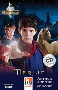 merlin, arthur and the unicorn (hrpm)+cd inglese, antol.e lett.