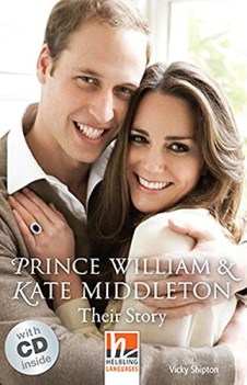 prince william &amp; kate middleton +cd inglese, antol.e lett.