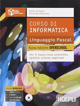 corso di informatica 1 linguaggio pascal +cdrom