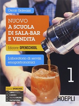 nuovo a scuola di sala-bar 1 e vendita materie tecn.itg,a,ipa