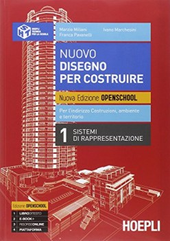 nuovo disegno per costruire 1+2 +lab.+cd arte,disegno,grafica