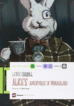 alice\'s adventures in wonderland (iengo) inglese, antol.e lett.