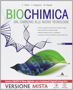 biochimica dal carbonio alle nuove tecnologie linea blu