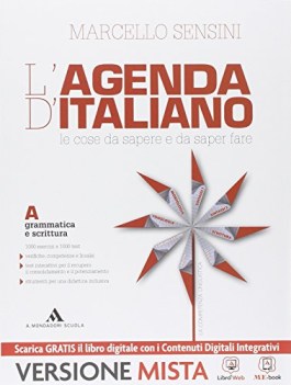 agenda di italiano (3t) +eb italiano, gramm. sup.