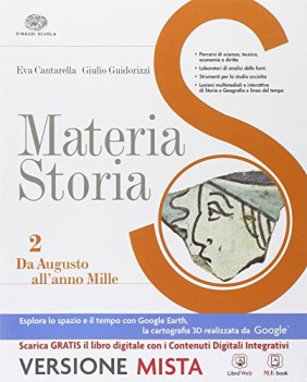 materia storia 2 +eb storia biennio lic e 1 mg