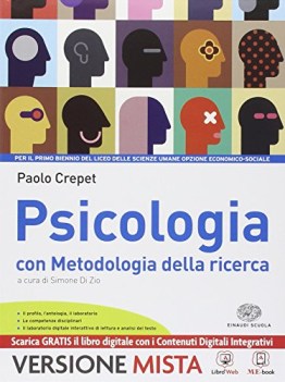 psicologia con metodologia d/ricerca +eb psicol.,pedag.,didattica