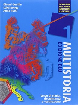 multistoria 1 ed.blu +eb +dvd storia scuola media