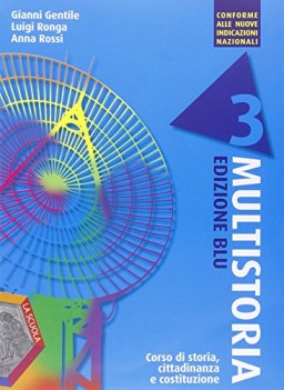 multistoria 3 ed.blu +eb +dvd storia scuola media