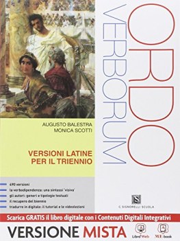 ordo verborum, vers. lat. x tr. +eb latino, versioni