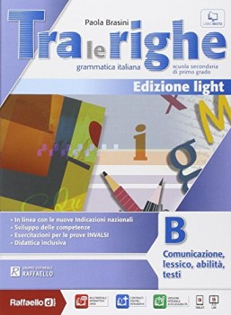 tra le righe light b italiano, gramm. medie