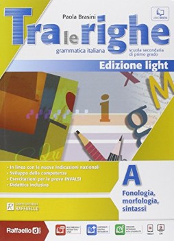 tra le righe light a+quad. italiano, gramm. medie