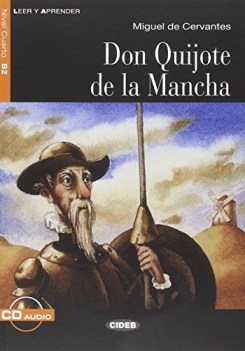 don quijote de la mancha (planas) +cd spagnolo