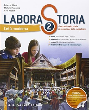 laborastoria ed.leggera 2 +dvd storia biennio lic e 1 mg