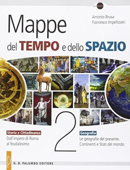 mappe del tempo e dello spazio 2 +dvd geografia ginn.e lic.sc.