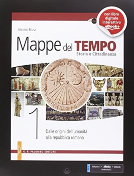 mappe del tempo 1 +eb geografia ginn.e lic.sc.