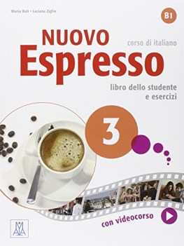 nuovo espresso 3 liv. B1 +dvd italiano per stranieri