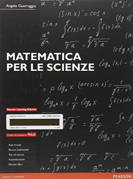 matematica per le scienze +mylab matematica x superiori