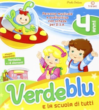 verdeblu 4, libri vac. x elem. libri vacanze