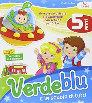 verdeblu 5, libri vac. x elem. libri vacanze