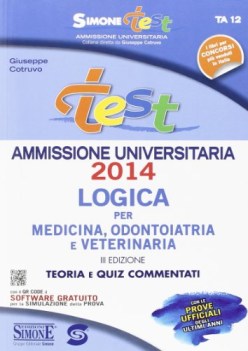 logica per medicina odontoiatria veter. libri temi