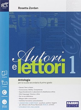 autori e lettori 1 (4t) +eb italiano, antologia media