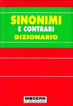 dizionario sinonimi e contrari tasc.