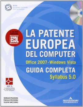 patente europea del computer syllabus 5.0 office 2007 w.vista