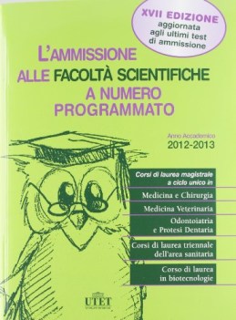 ammissione alle facolta scien. 2012