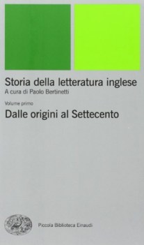 storia della letteratura inglese 1