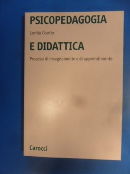 psicopedagogia e didattica processi di ins.e app.