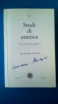 Studi di estetica 32 serie III 10 anni 1995-2005