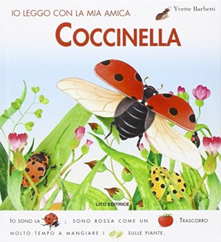 io leggo con la mia amica coccinella